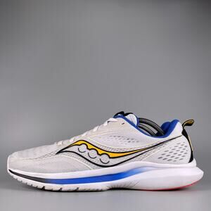 Saucony Kinvara 13 Men's 11.5 White Blue Running Sneakers Athletic Shoes Casual